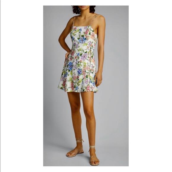 Alice + Olivia Trixie Floral Dress. - Picture 1 of 10